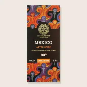 Voorkant van de verpakking Chocolate Tree | pure chocolade mexican spice