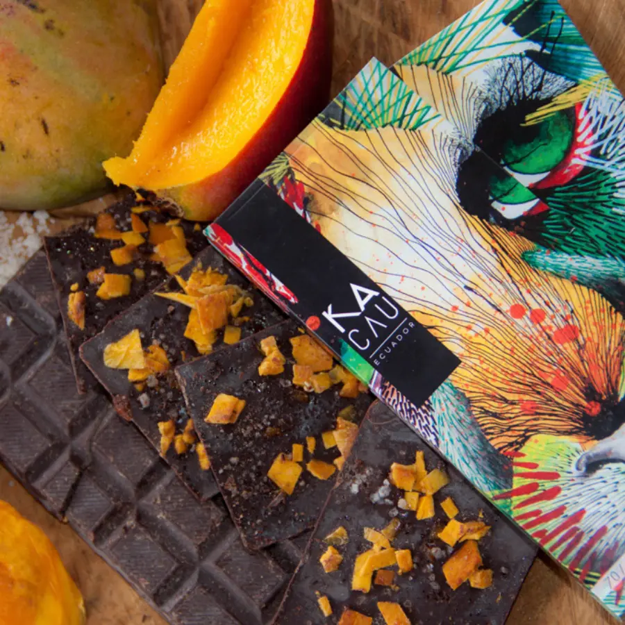 Kacau is Ecuadoraanse chocolade met uitgesproken 'lokale' toevoegingen