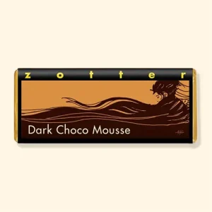 Voorkant van de verpakking Zotter - Handscooped donkere chocolademousse